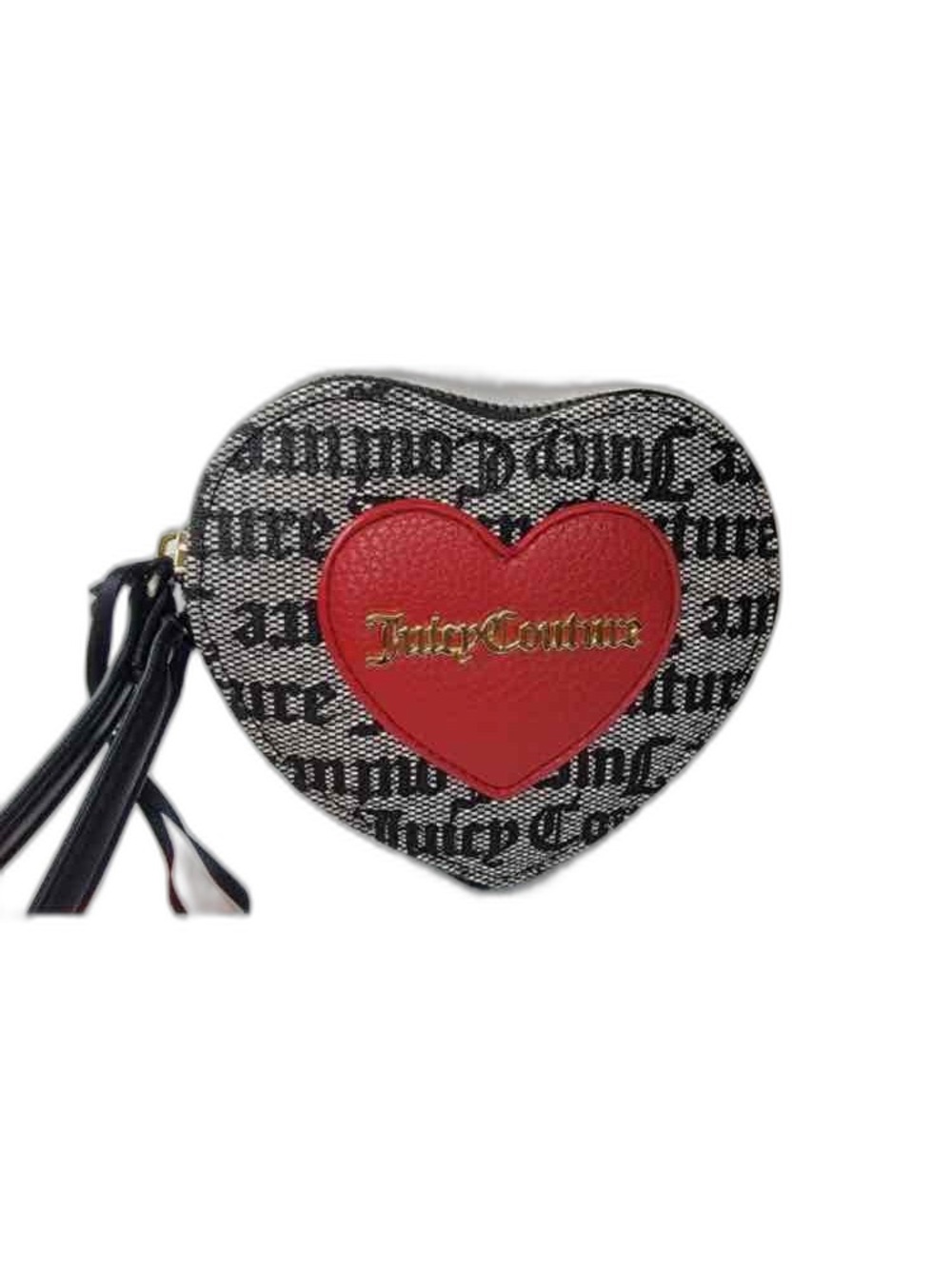 Juicy Couture Heart Wristlet Wallet Coin Purse NEW WITH TAGS